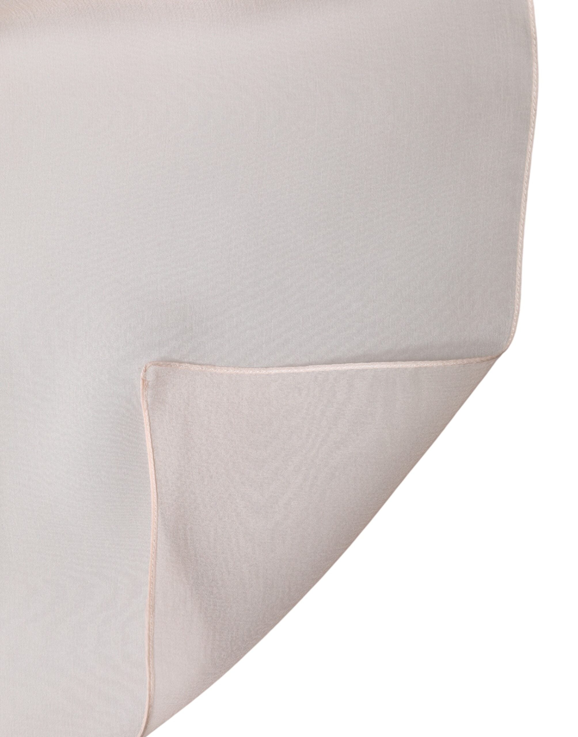 Dolce & Gabbana Light Pink Stole Silk Neck Wrap Shawl  Men's Scarf