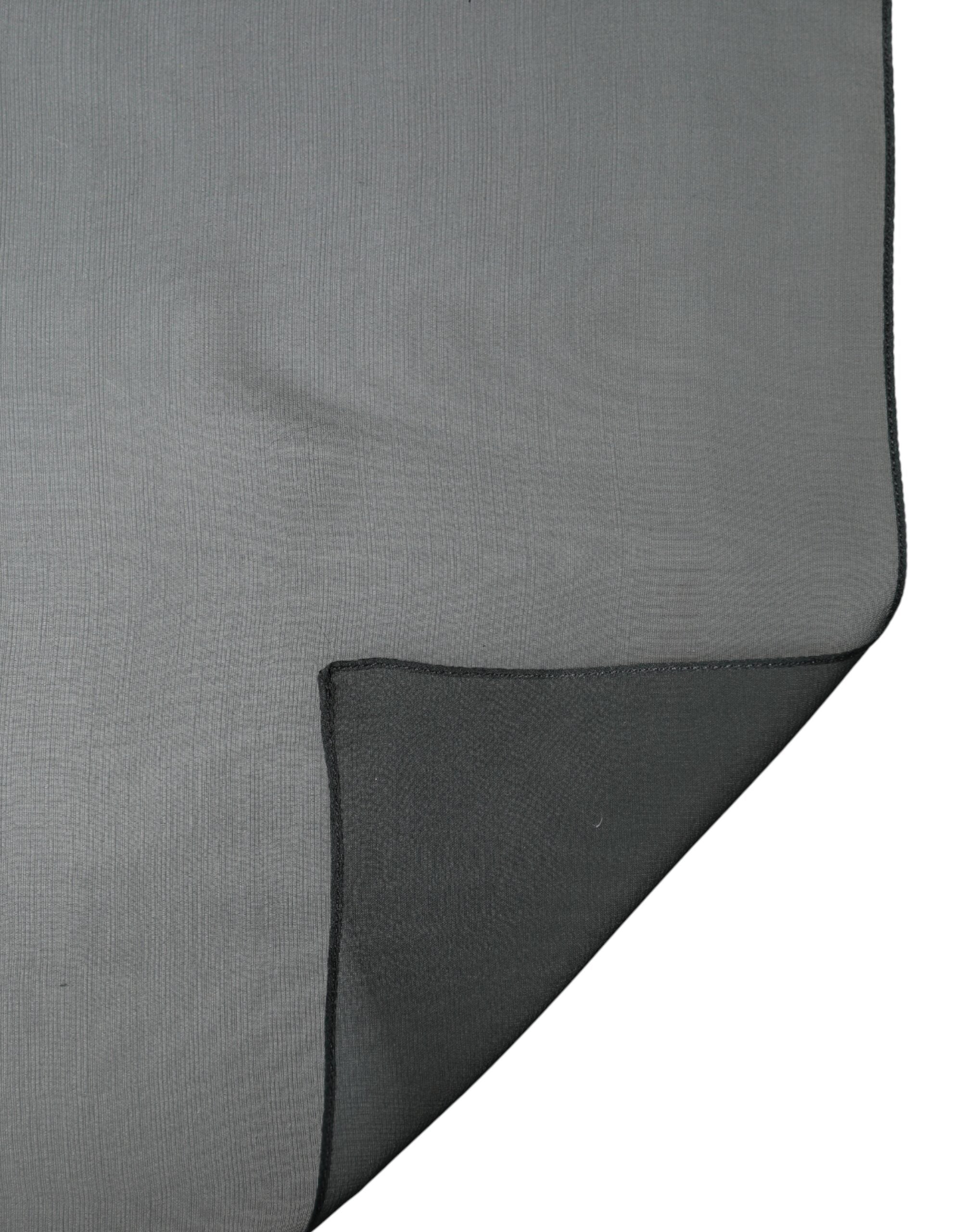 Dolce & Gabbana Dark Green Stole Silk Neck Wrap Shawl  Men's Scarf
