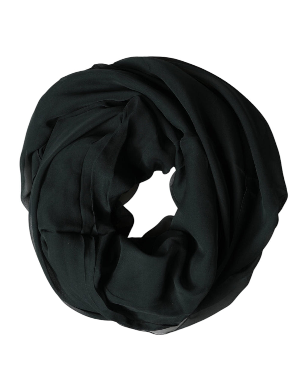 Dolce & Gabbana Dark Green Stole Silk Neck Wrap Shawl  Men's Scarf