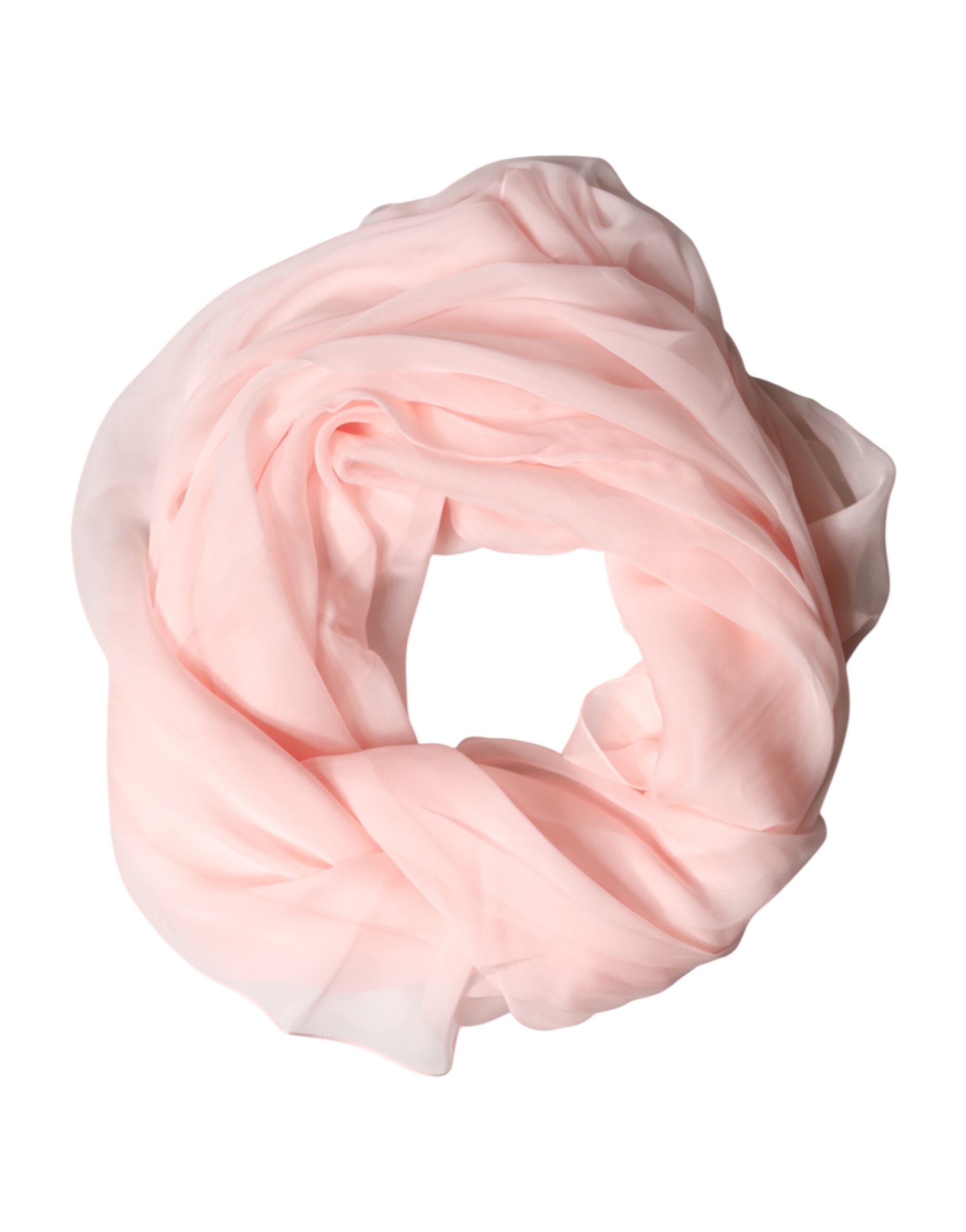 Dolce & Gabbana Light Pink Stole Silk Neck Wrap Shawl  Men's Scarf