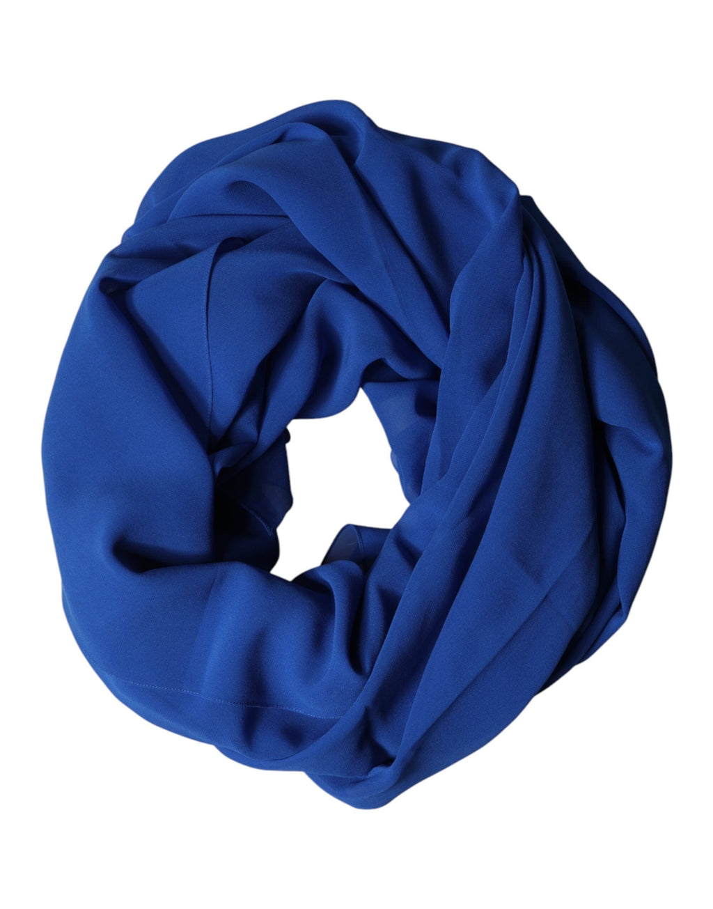 Dolce & Gabbana Blue Silk Stole Neck Wrap Shawl Men  Men's Scarf