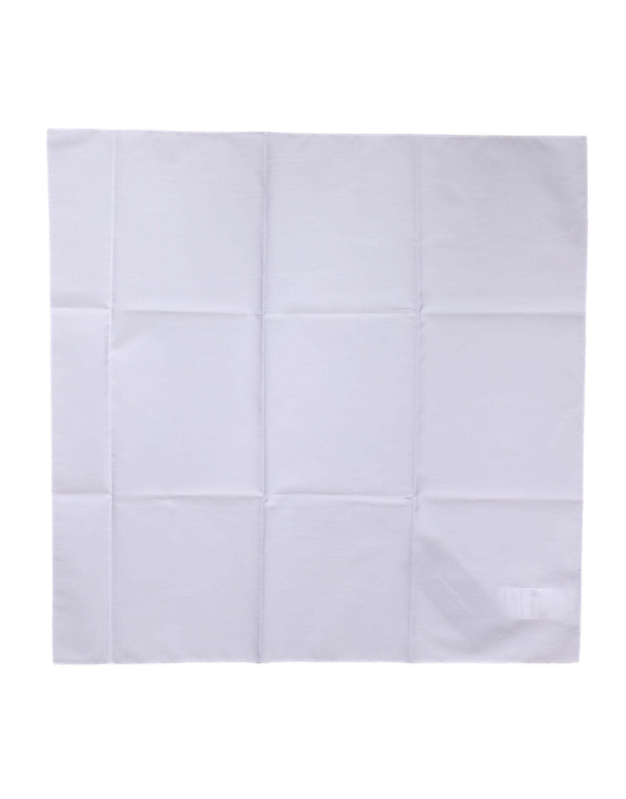 Dolce & Gabbana White Silk Lace Stole Square Foulard  Men's Scarf