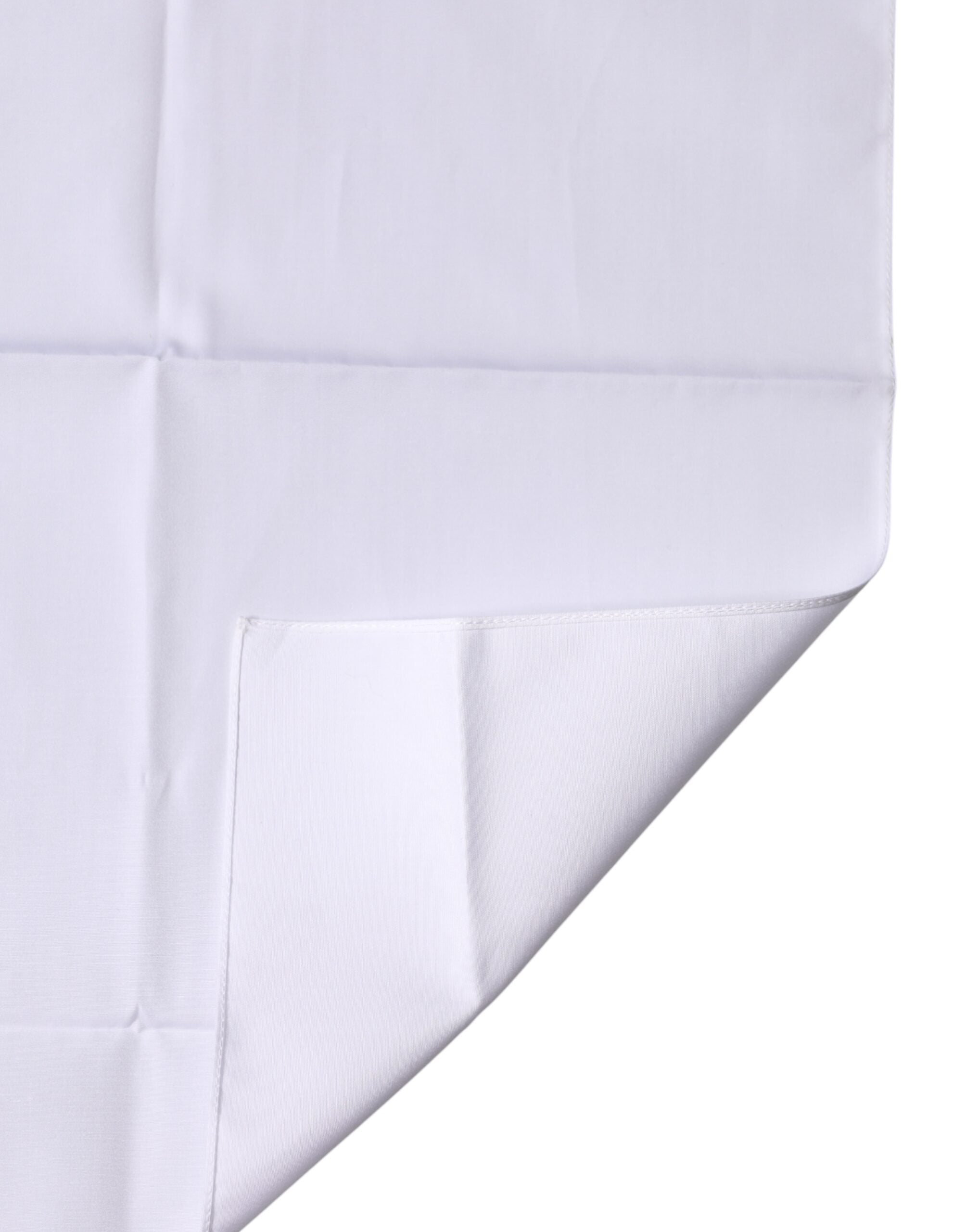 Dolce & Gabbana White Silk Lace Stole Square Foulard  Men's Scarf