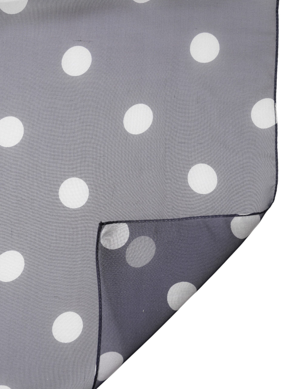 Dolce & Gabbana Blue Polka Dot Silk Neck Wrap Shawl 205cm x 132cm Men's Scarf