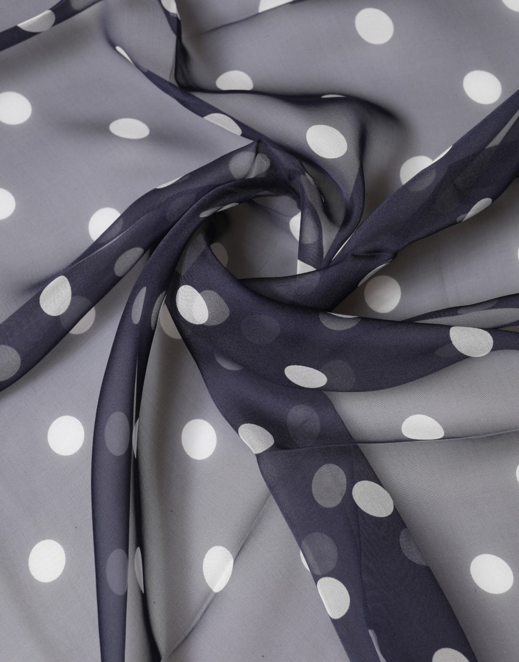 Dolce & Gabbana Blue Polka Dot Silk Square Foulard 91.5cm x 89.5cm Men's Scarf