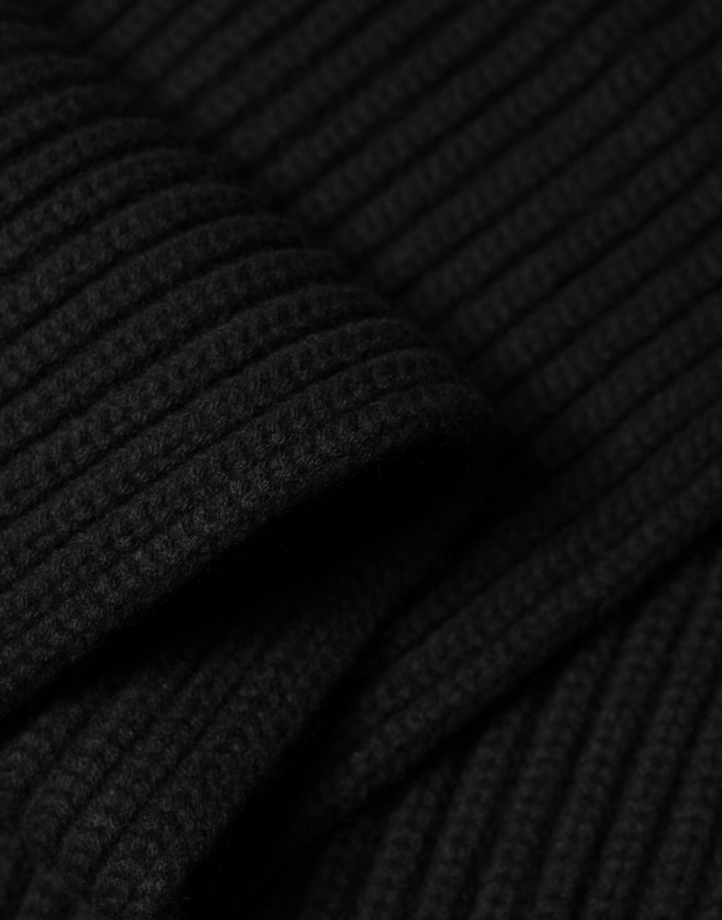 Dolce & Gabbana Black Cashmere Knit Neck Wrap Shawl 202cm x 26cm  Men's Scarf