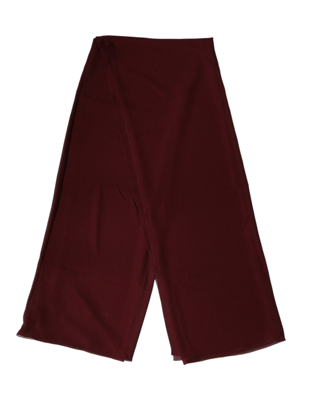 Dolce & Gabbana Maroon Silk Stole Neck Wrap Shawl Men 200cm x 130cm  Men's Scarf