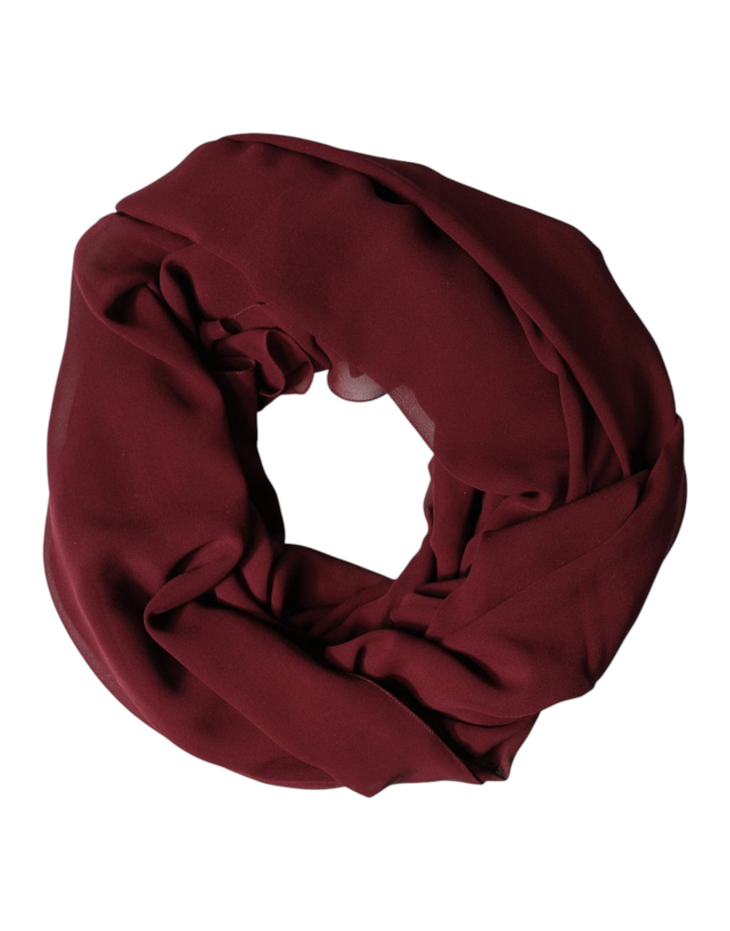 Dolce & Gabbana Maroon Silk Stole Neck Wrap Shawl Men 200cm x 130cm  Men's Scarf