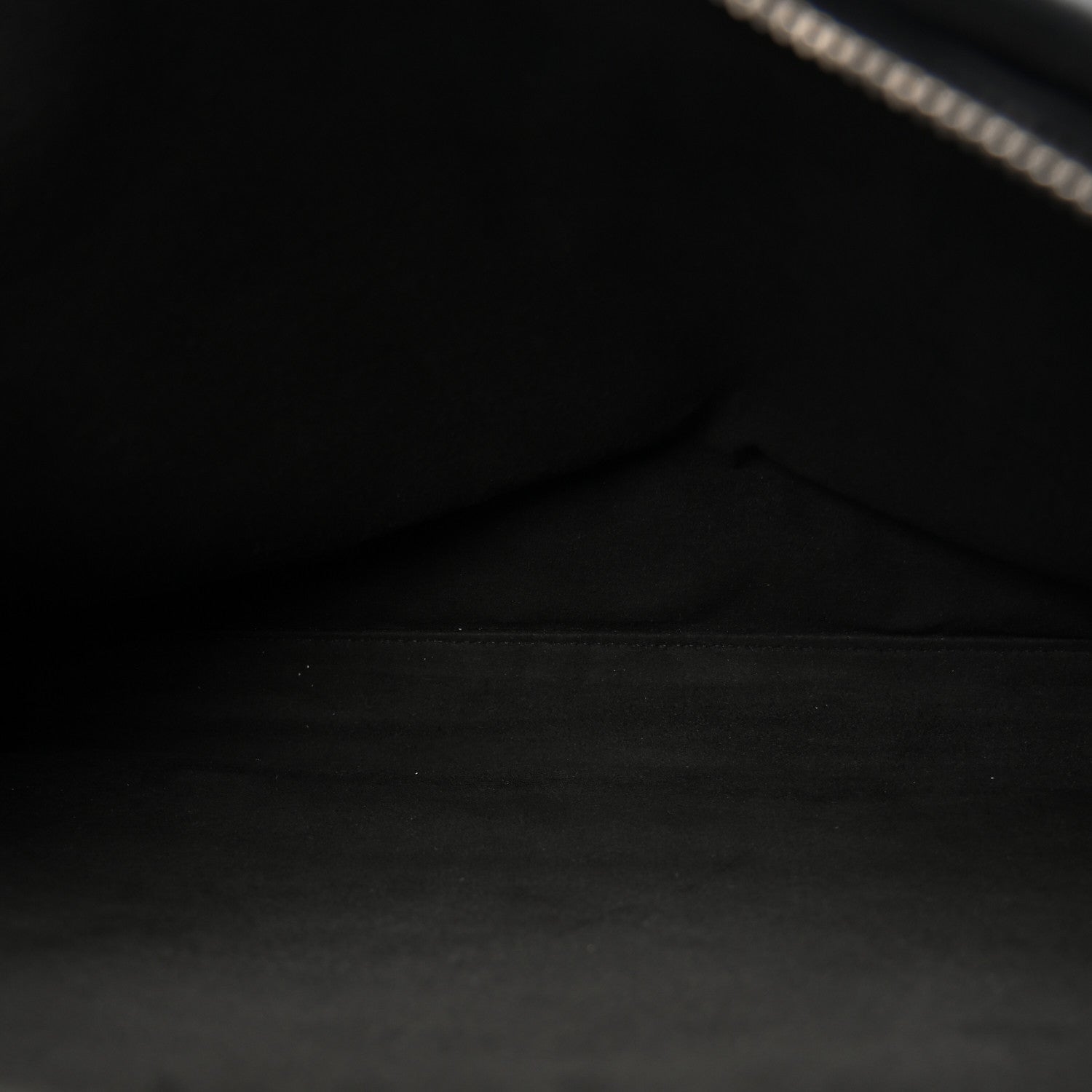 Cuoio Romano Selleria Metal Stitch Large Mens Peekaboo Iconic Essential Satchel Black
