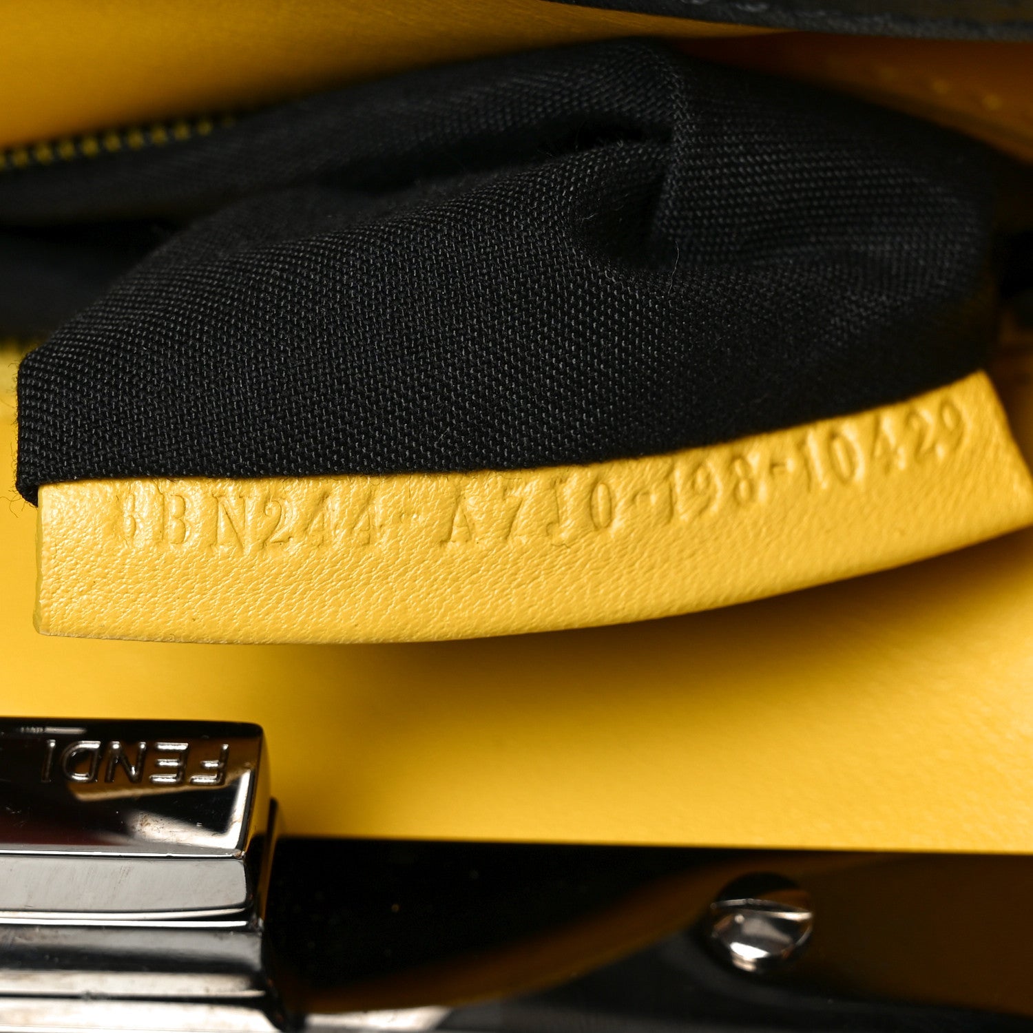 Nappa FF Mini Peekaboo Iconic Satchel Black Sunflower