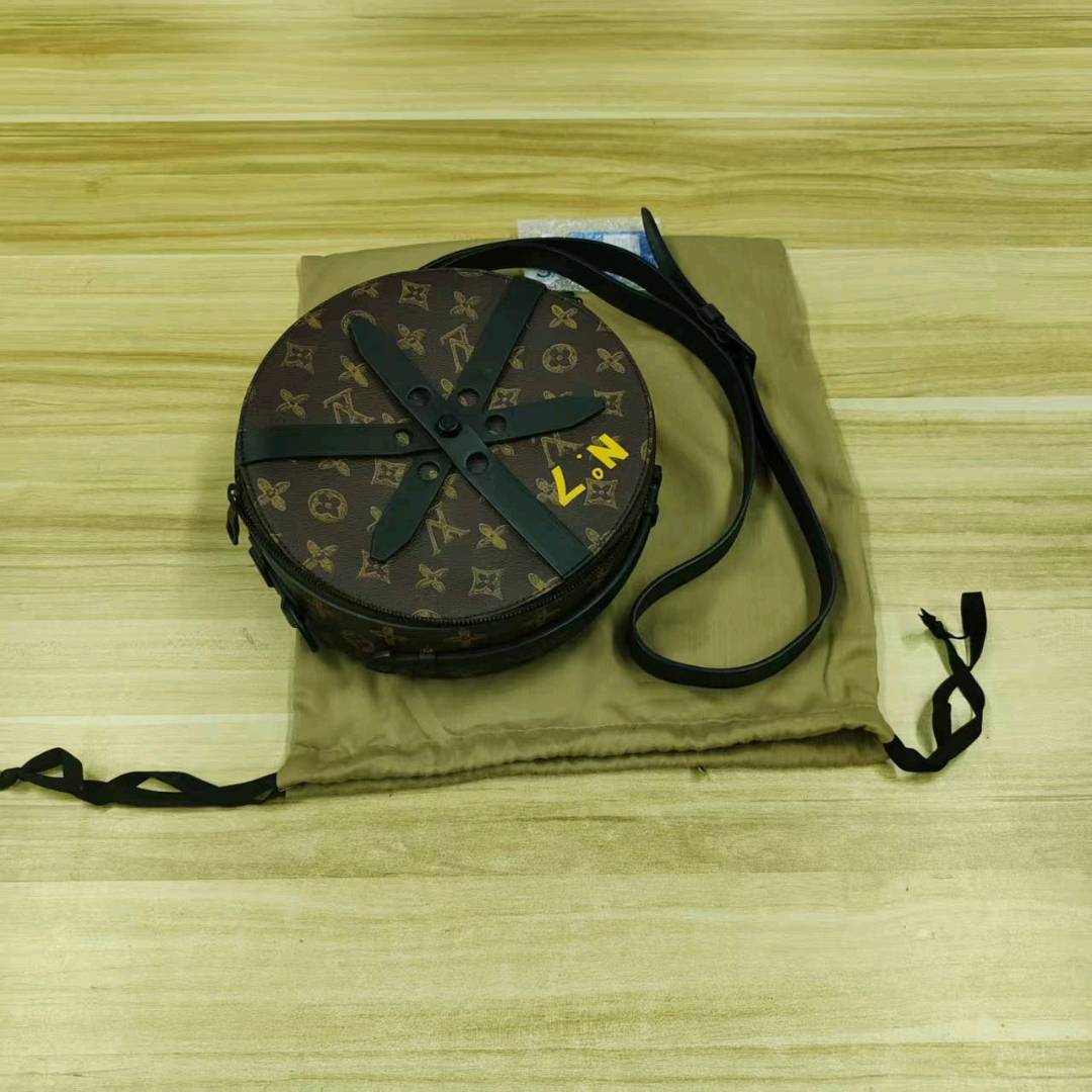 Louis Vuitton Wheel Box Monogram Coated Canvas 2way Shoulder Bag