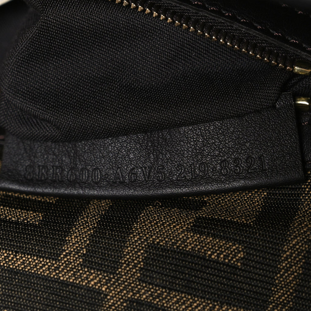 Fabric Jacquard FF 1974 Medium Baguette Tobacco Moro Black