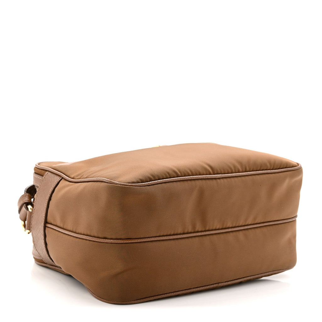 Tessuto Nylon Saffiano Re-Edition 1978 Messenger Bag Sughero Sughero