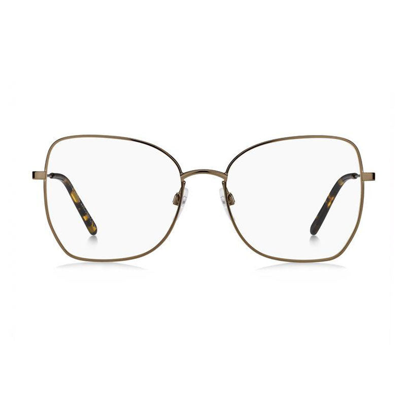 Marc Jacobs Eyeglasses Cat Eye Full Rim, Black/Gold Frame and Clear Demo Lenses Lens MARC6210RHL00