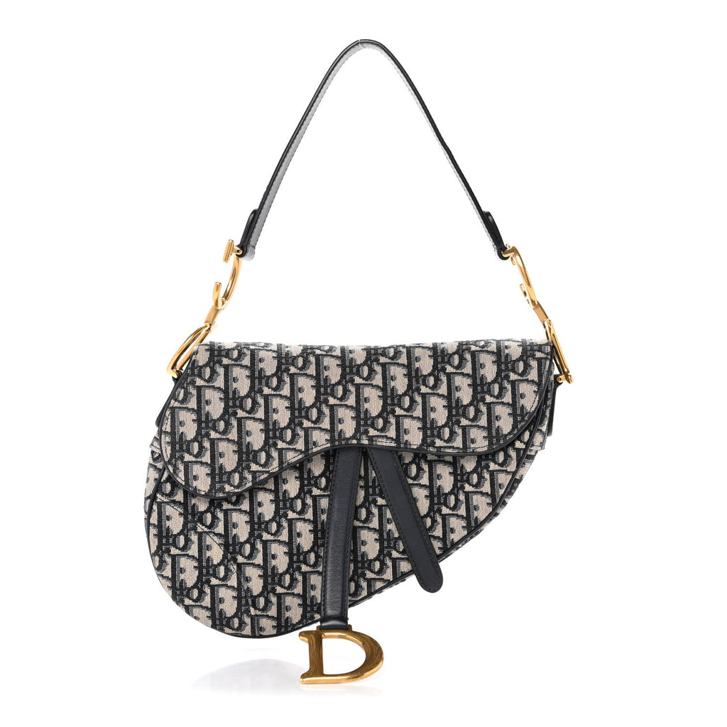 Oblique Saddle Bag Blue