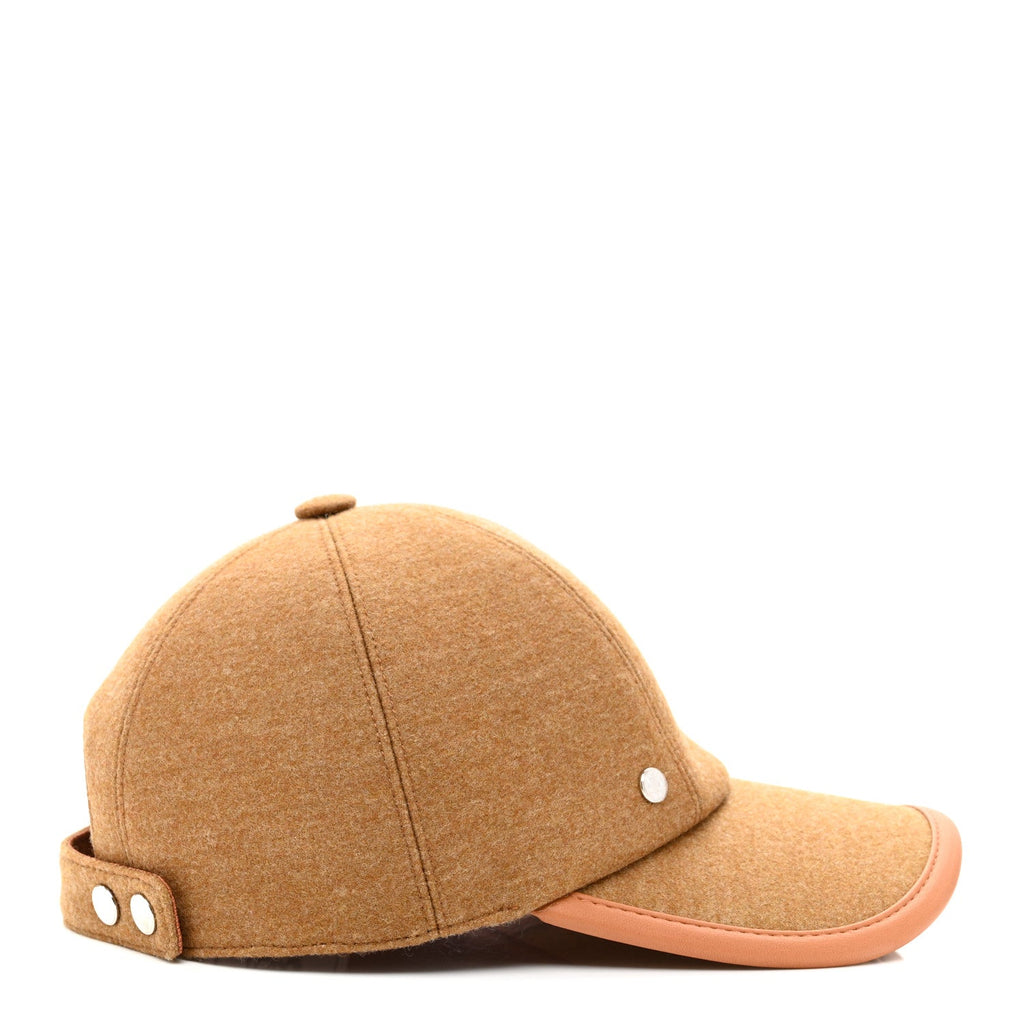 Wool Lambskin Serena Cap 56 Gold