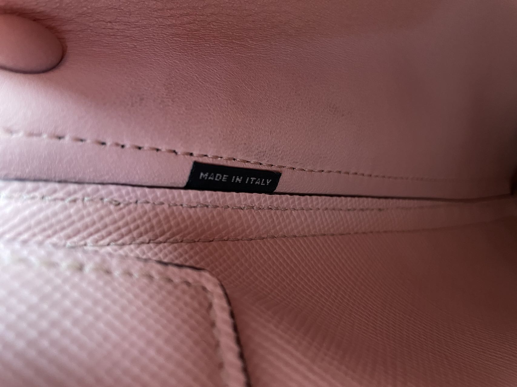 Prada Saffiano Cuir Medium Double Bag Pink