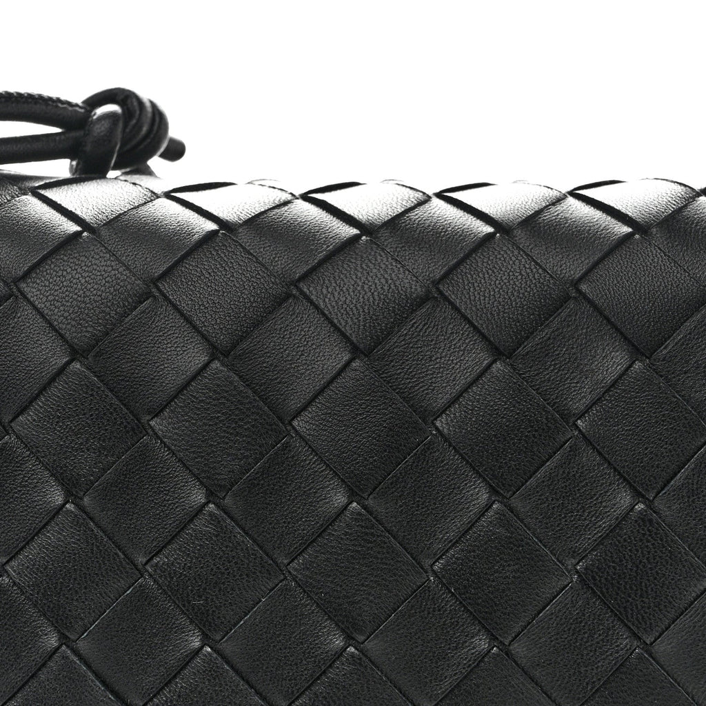 Nappa Intrecciato Notturno Black