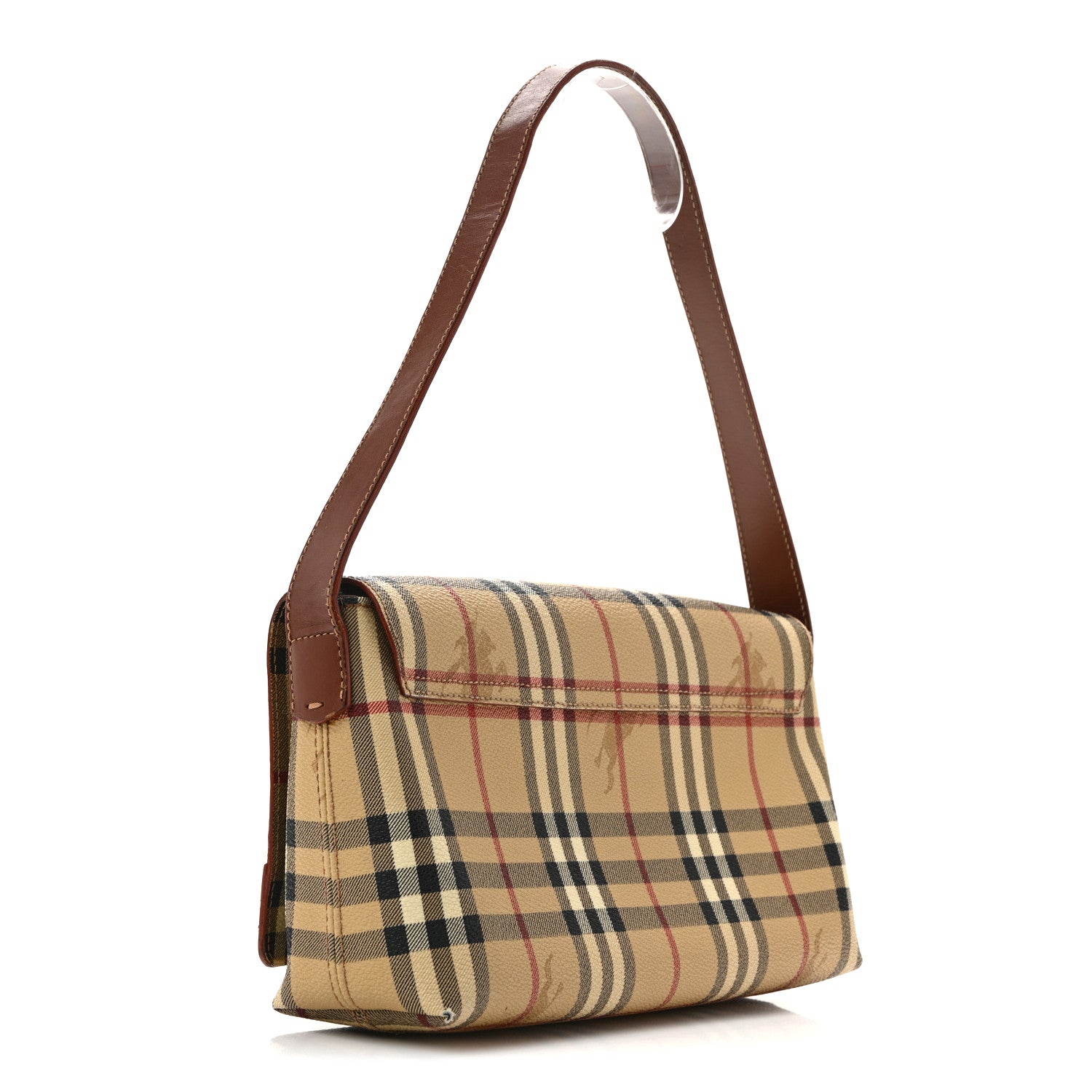 Haymarket Check Shoulder Bag Brown