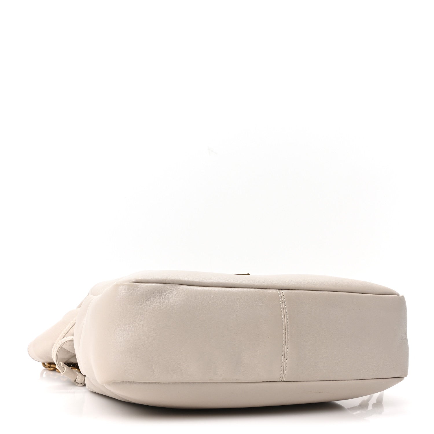 Lambskin Small Jamie Shopping Tote Creme Soft