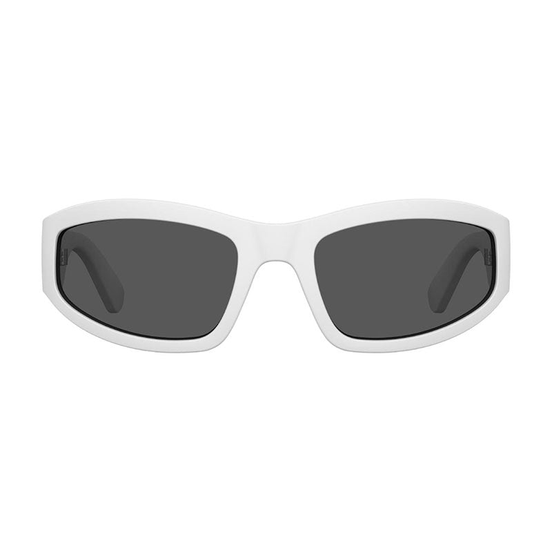 Moschino Sunglasses Rectangle Full Rim, Matte Lime Frame and Green Lens MOS164/S04ANQT