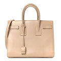 Calfskin Small Sac De Jour Dark Beige