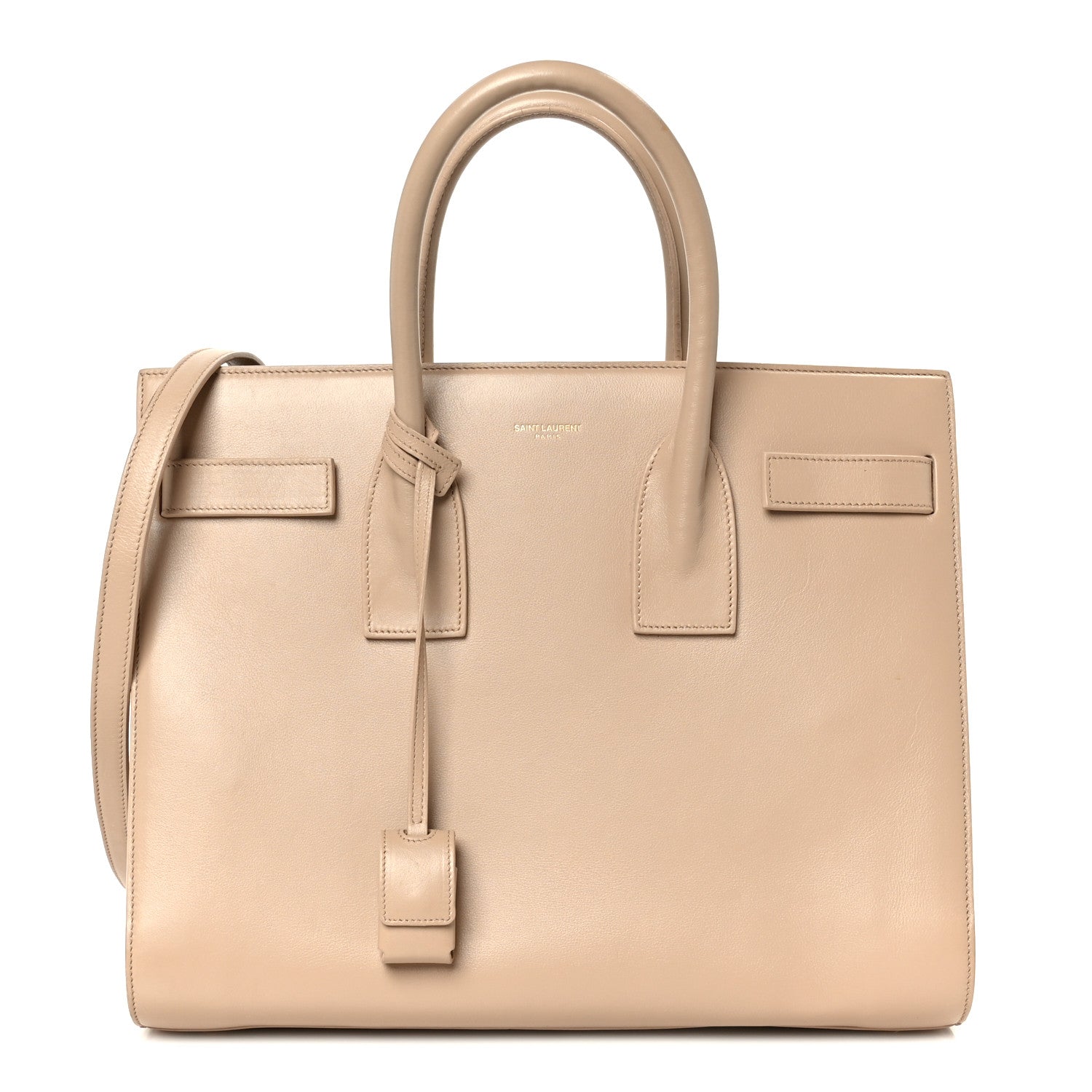 Calfskin Small Sac De Jour Dark Beige