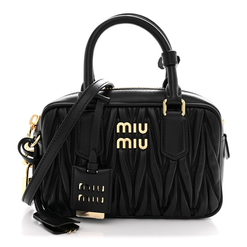 Nappa Matelasse Small Arcadie Black