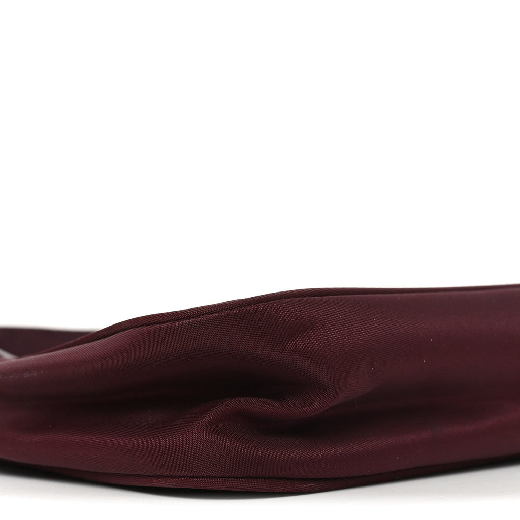 Tessuto Nylon Saffiano Mini Re-Edition 2005 Bag Bordeaux