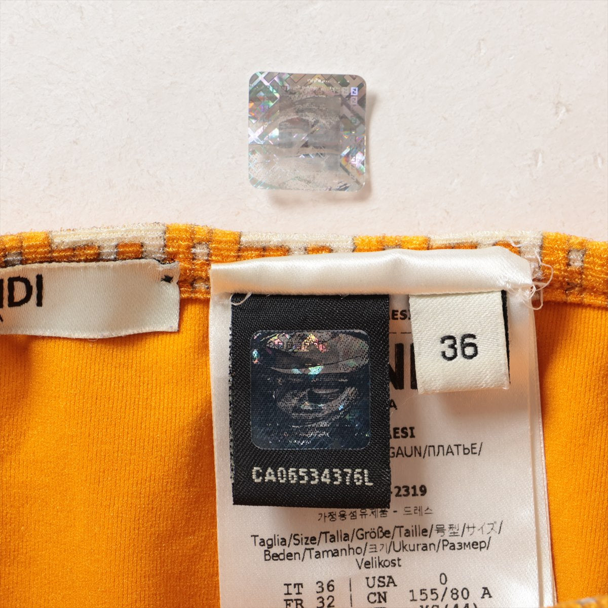 Fendi Zucca Nylon Swimwear Orange