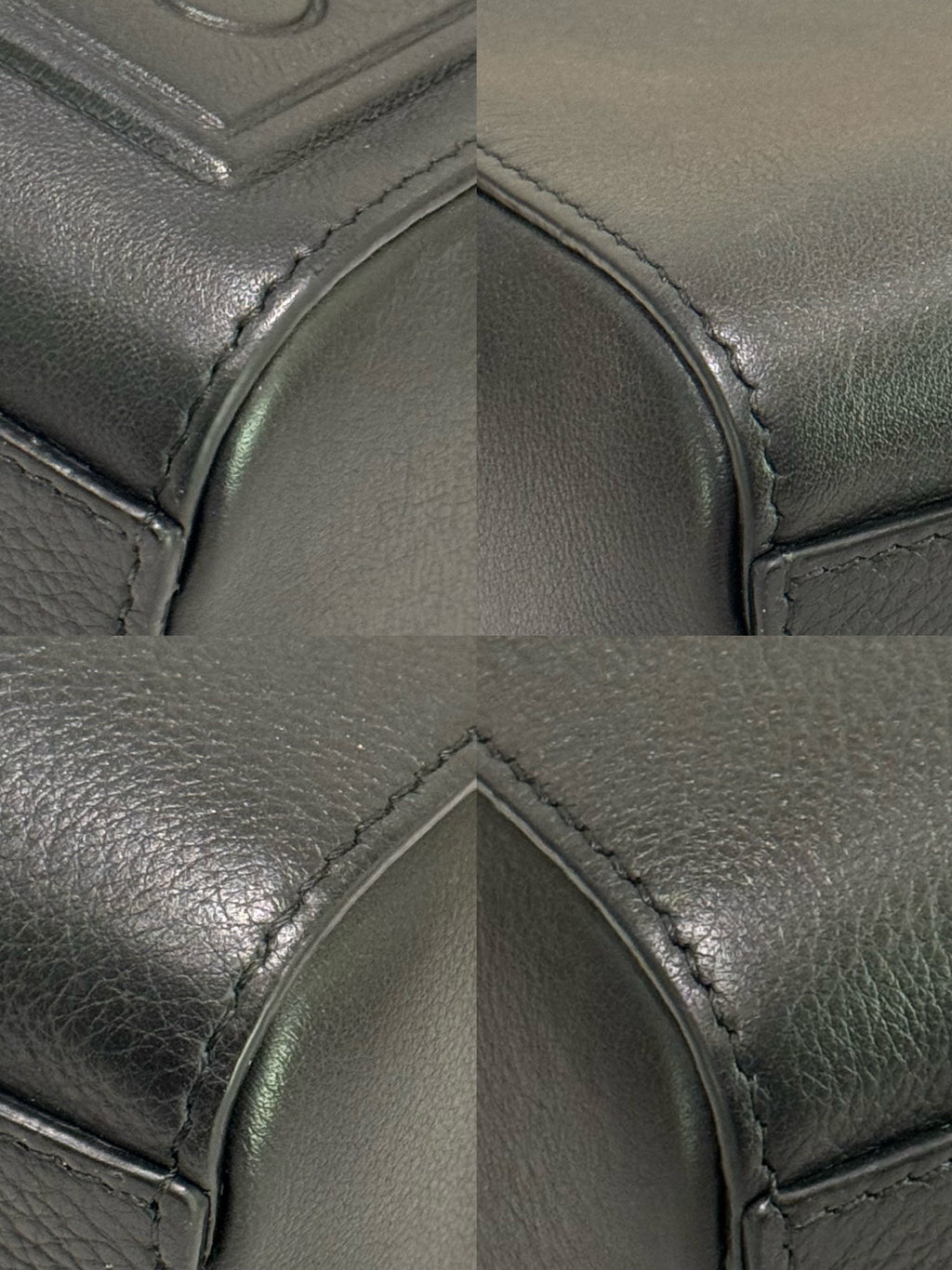 LOEWE BLACK EMBOSSED CAMERA BAG