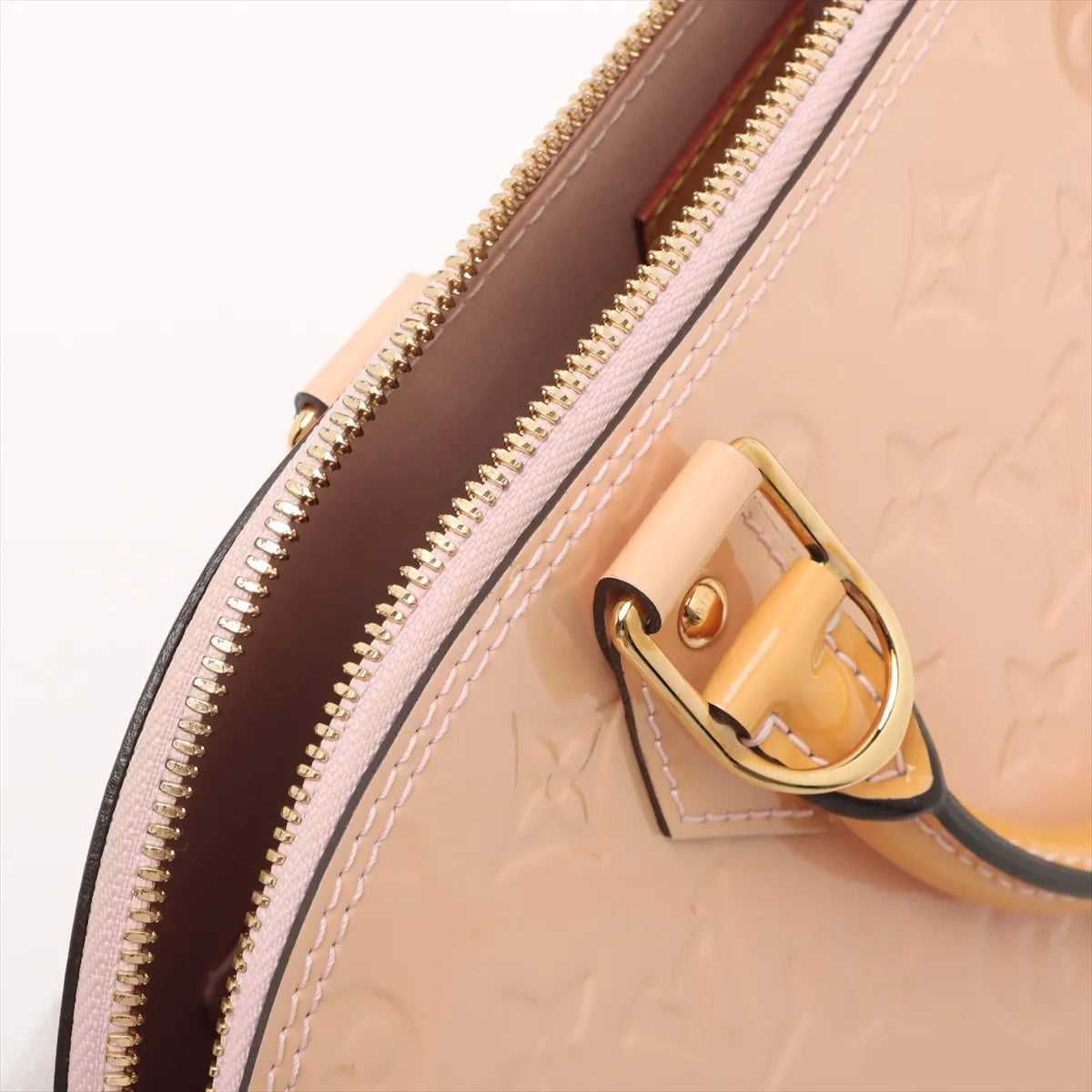Louis Vuitton Vernis Alma PM Beige-Pink