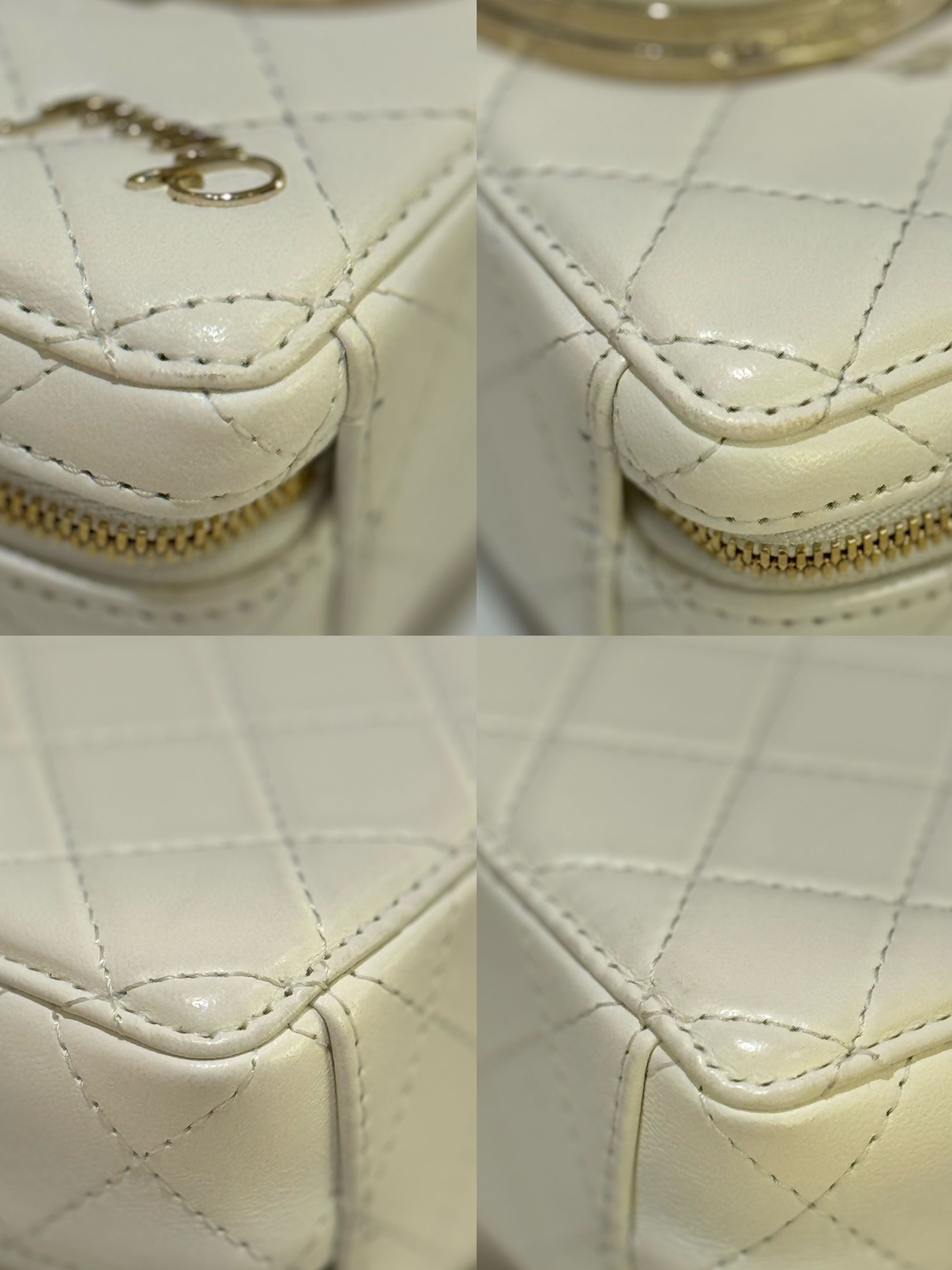 CHANEL CAMERA BAG WHITE