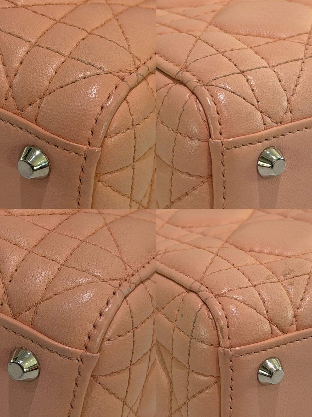Dior Lady Dior Small Pink Lambskin Bag