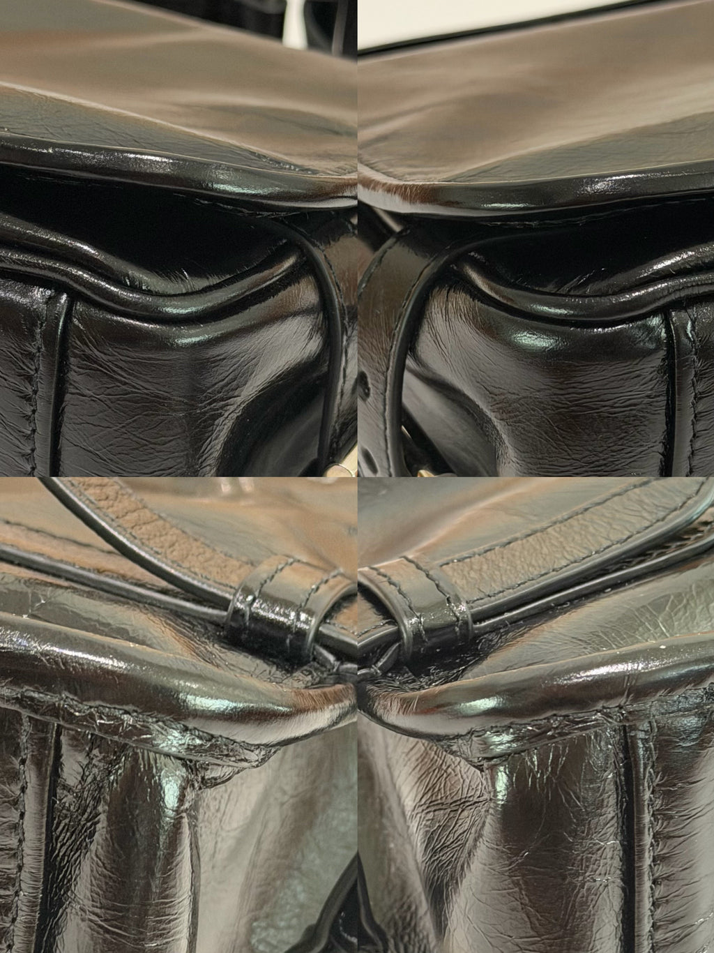 Prada Oiled Leather Messenger Bag
