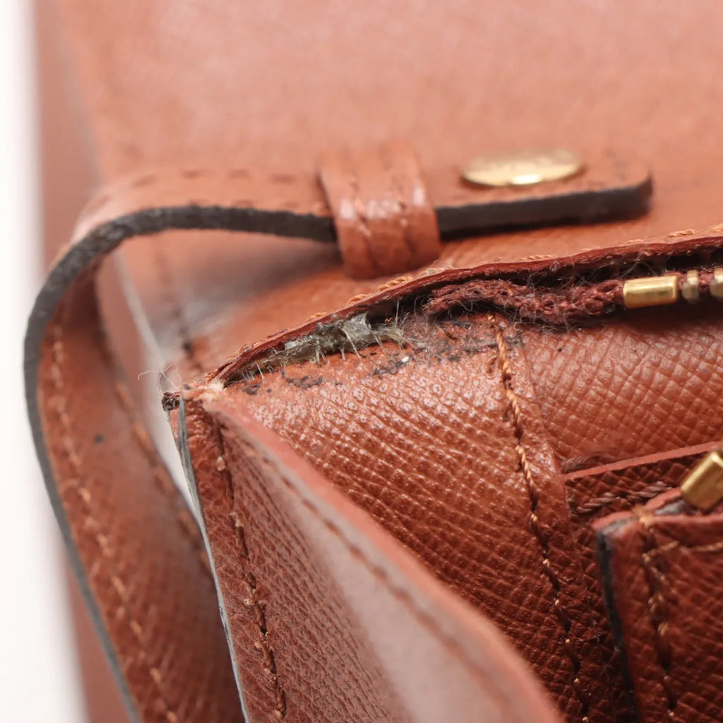 Louis Vuitton Monogram Bordeaux Shoulder Bag Brown