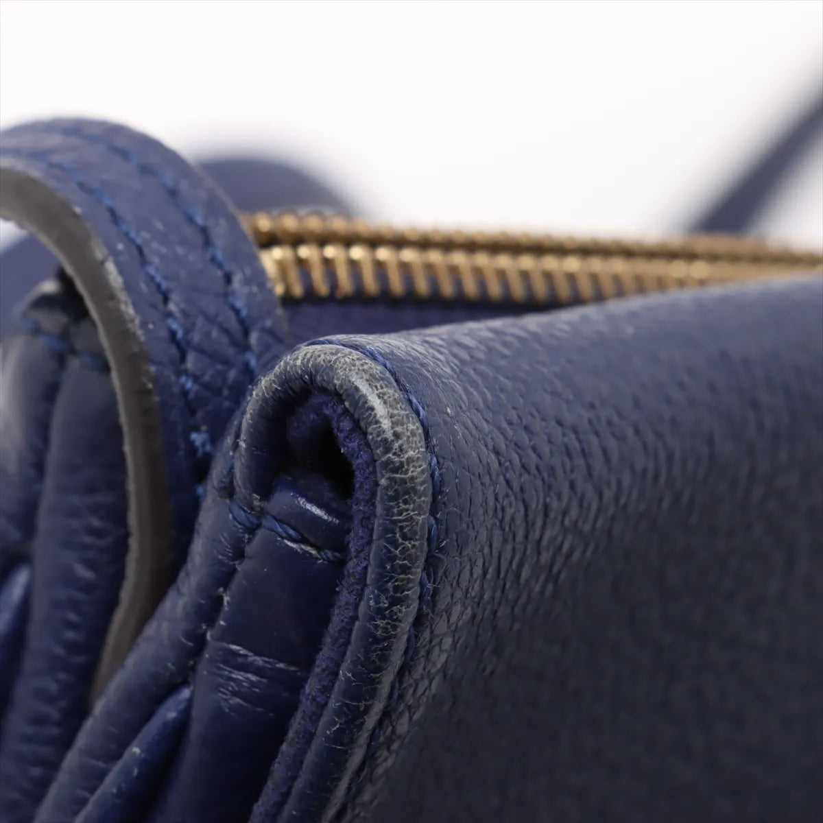 Louis Vuitton Monogram Empreinte Twice Shoulder Bag Blue