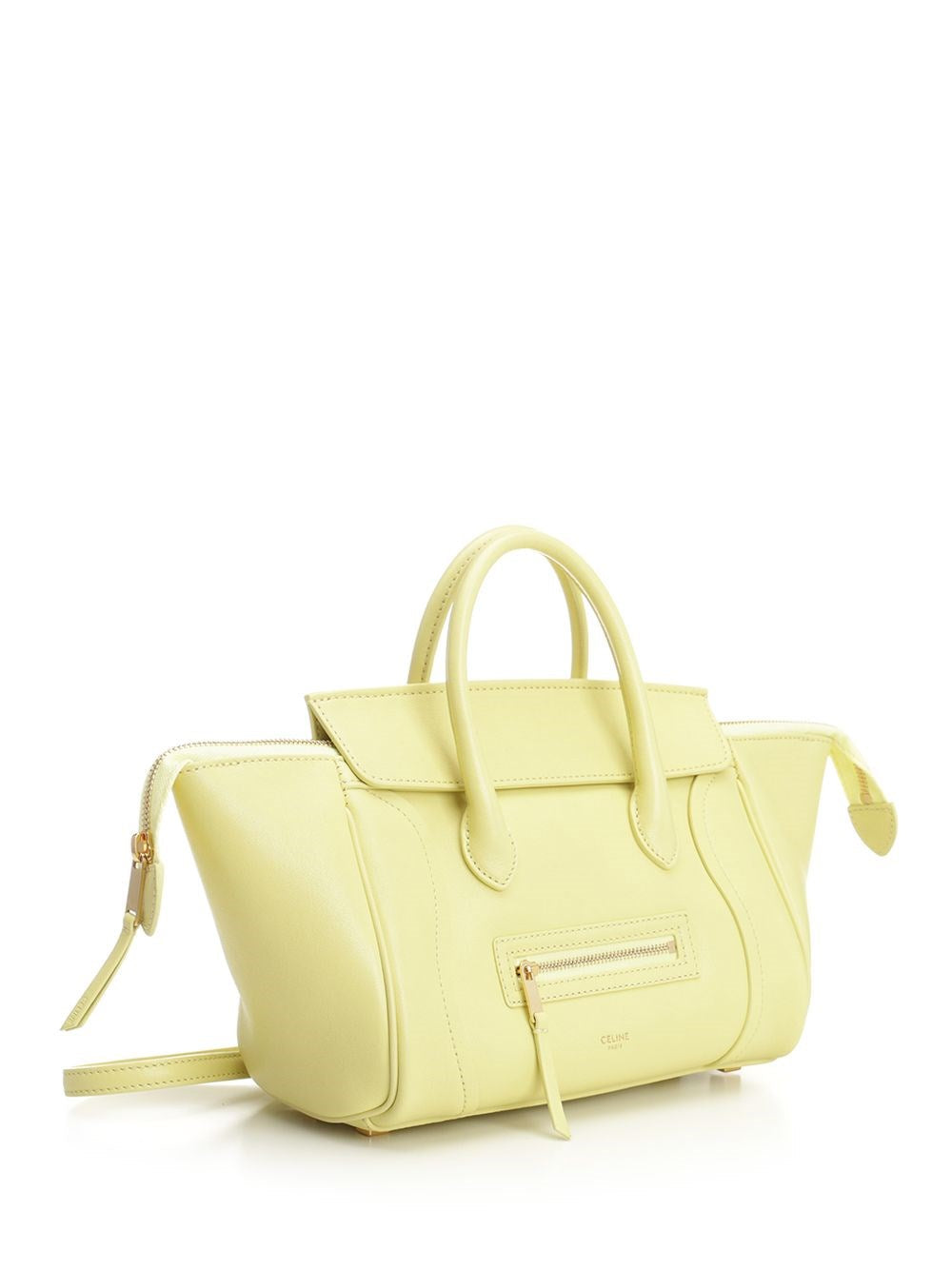 Celine Women Small New Luggage In Soft Shiny Lambskin