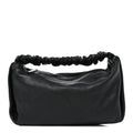 Lambskin Mini Scrunchie Bag Black