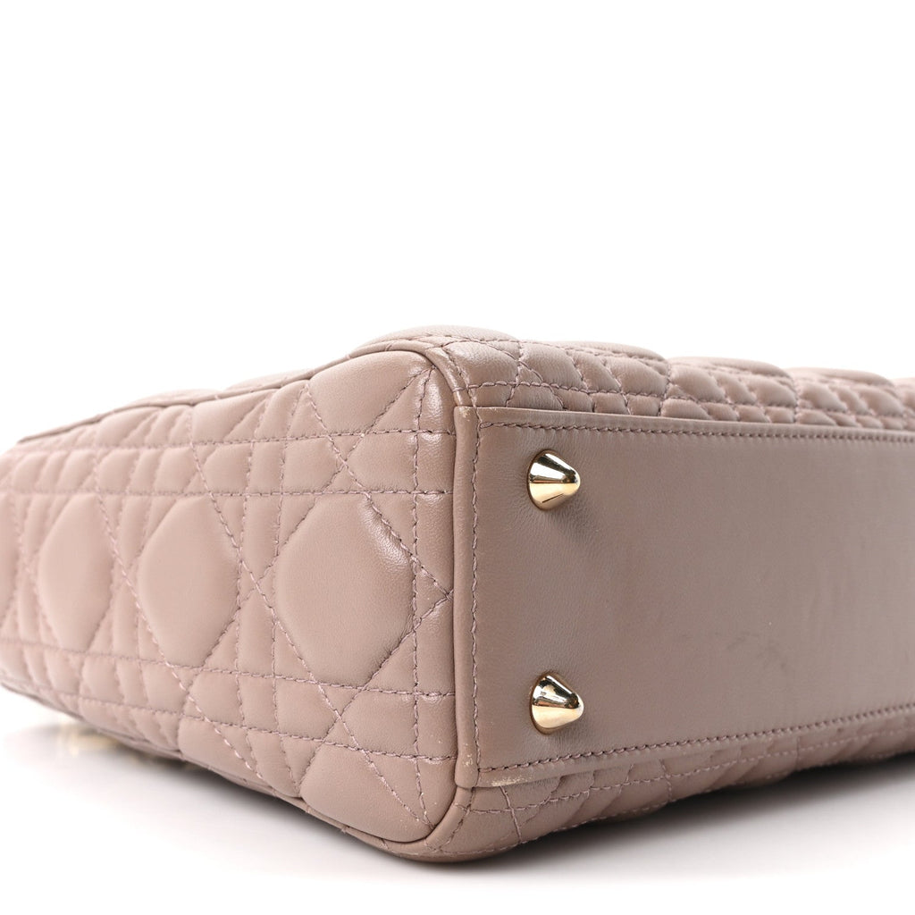 Lambskin Cannage Small Lucky Badges My Lady Dior Fard
