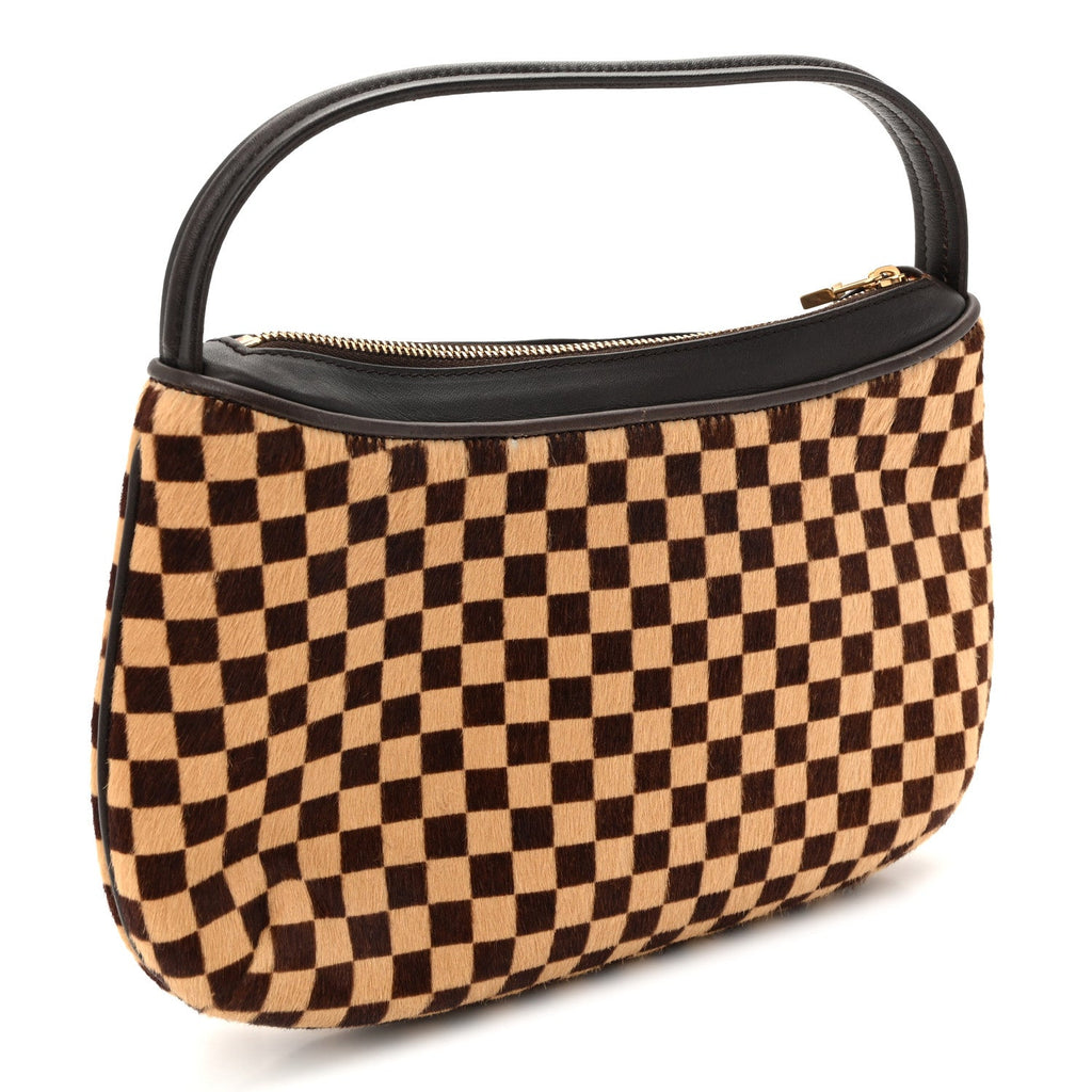 Calf Hair Damier Sauvage Tigre