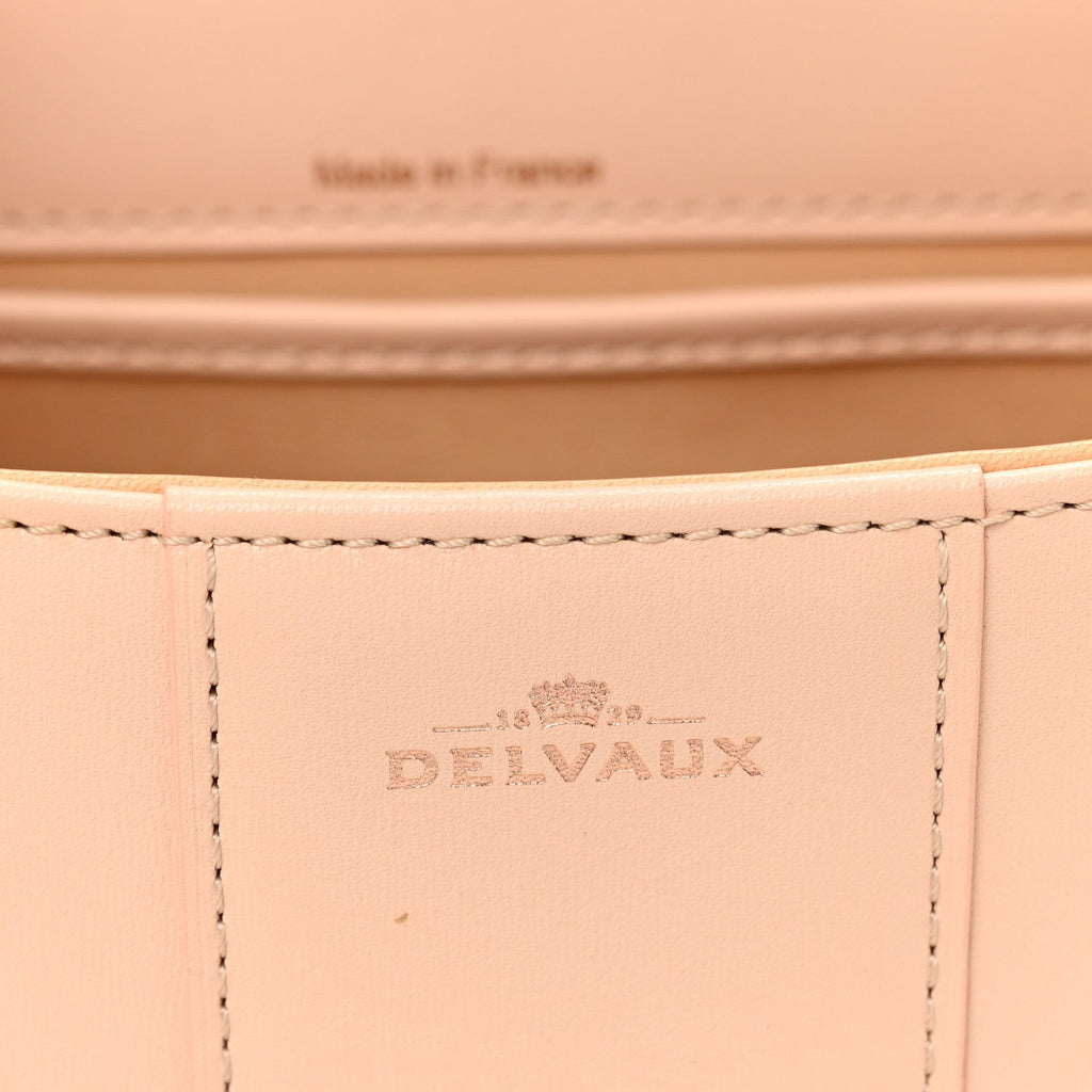 Box Calfskin Mini Brillant Satchel Nude