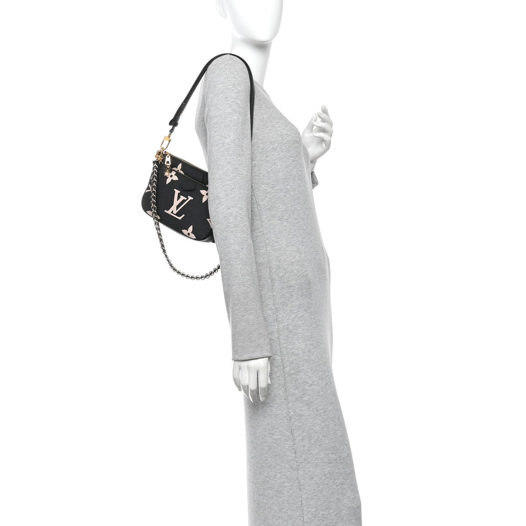 Empreinte Monogram Giant Multi Pochette Accessories Black Beige