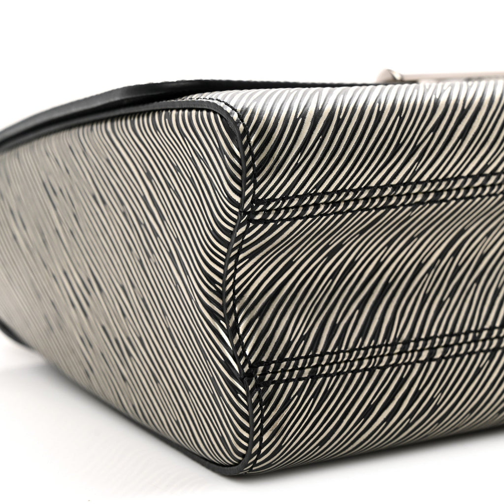 Epi Twist Shoulder Bag MM Platine