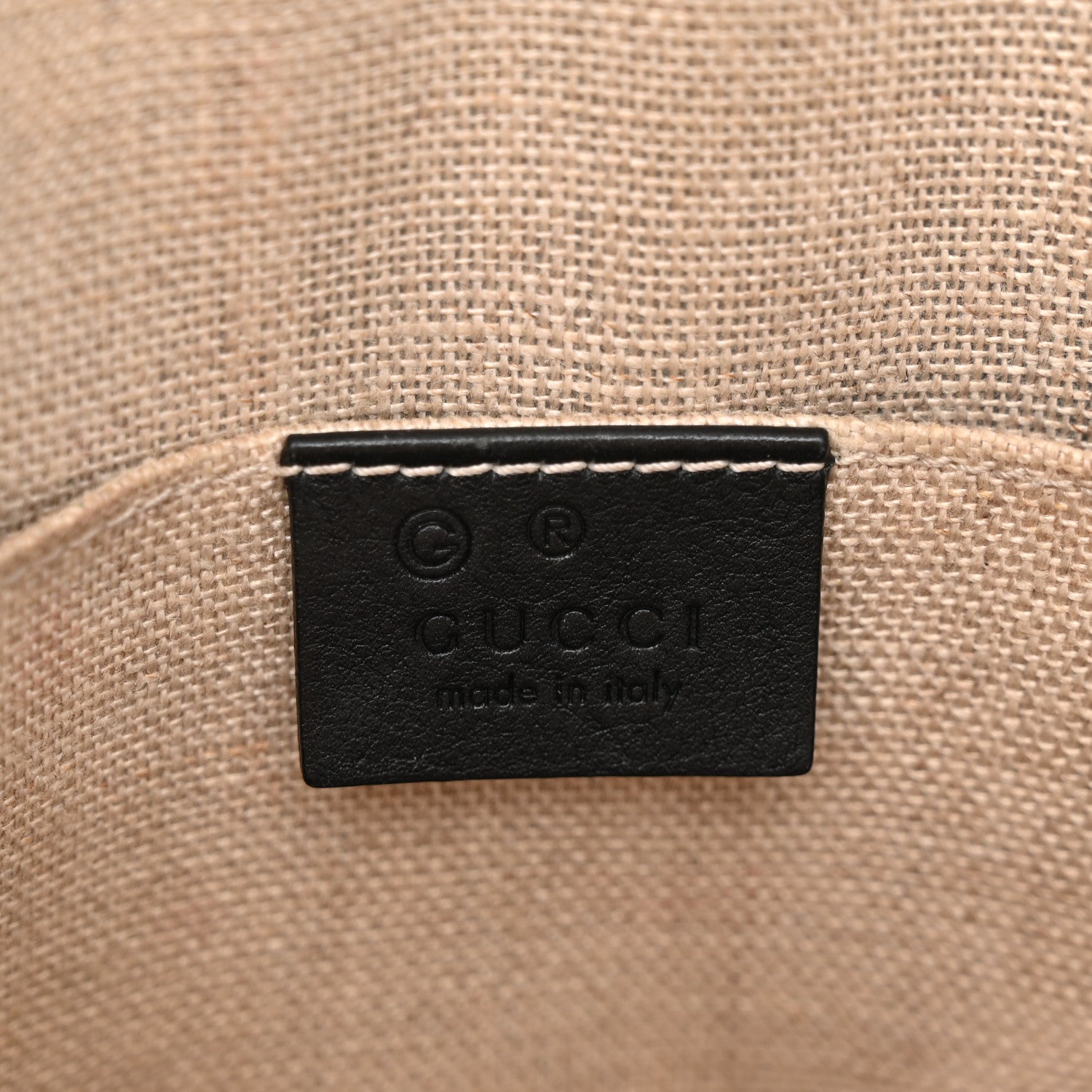 Microguccissima Mini Dome Bag Black