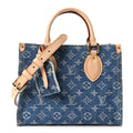 Monogram Denim Onthego PM Blue