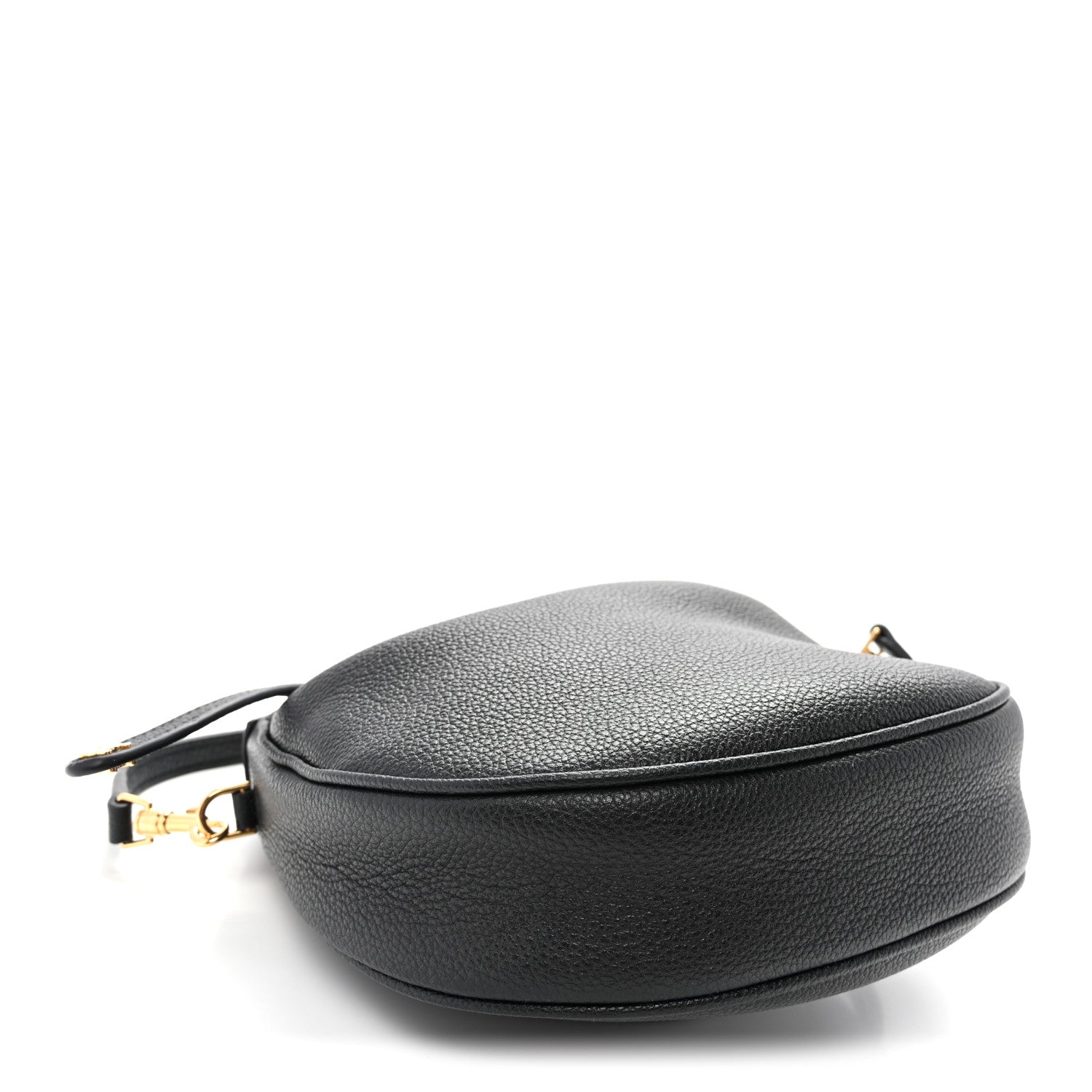 Supple Grained Calfskin Teen Lulu Shoulder Bag Black