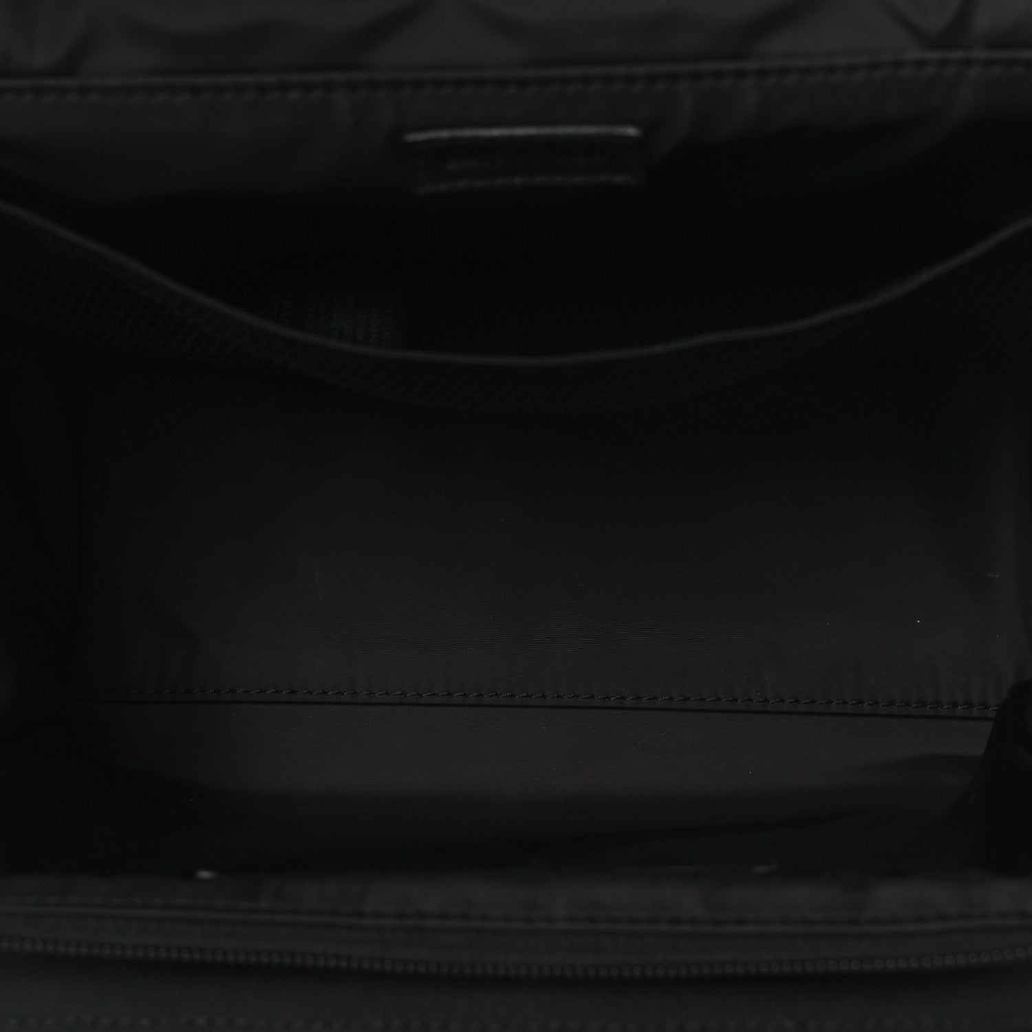 Nylon Logo Sport Camera Bag Black