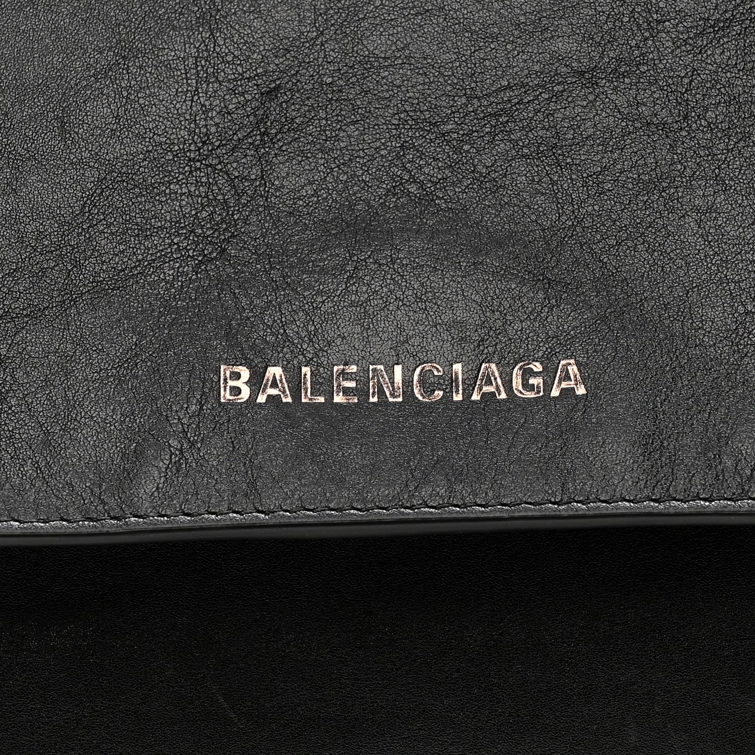 Agneau Large Grungy Messenger Black