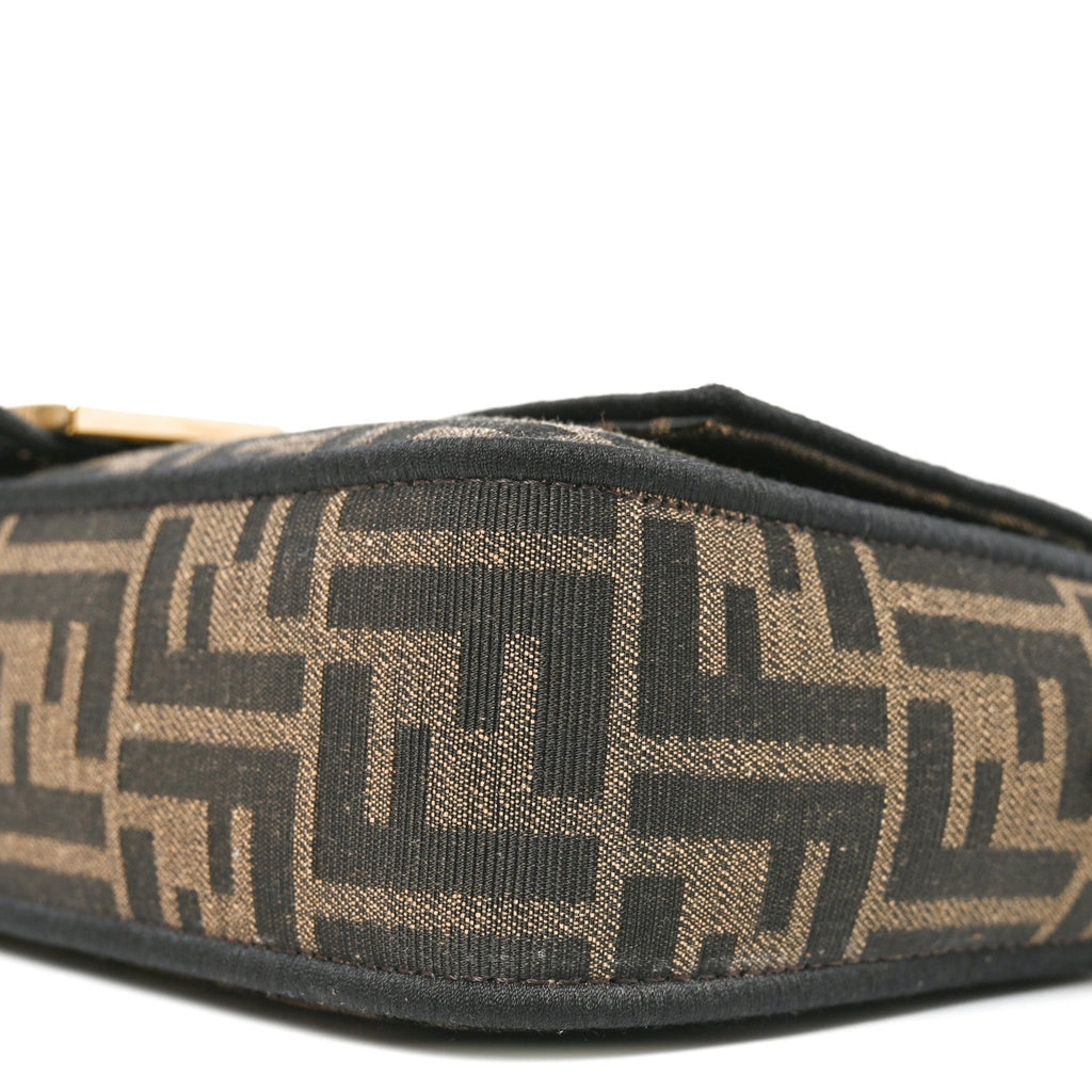 Fabric Jacquard FF 1974 Medium Baguette Tobacco Moro Black